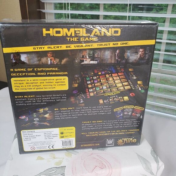 Family Board Game Homeland The Game Spy Fun Multiplayer CIA Mystery - Picture 5 of 9